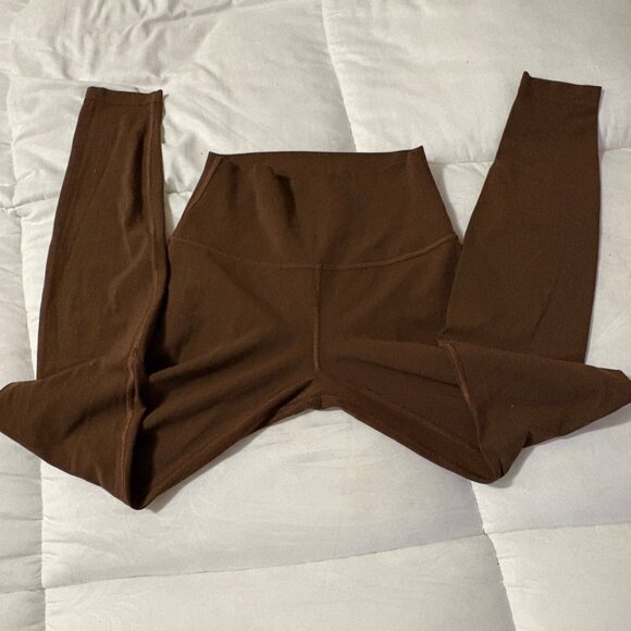 EXCELLENT Lululemon Align High-Rise Pant 28" Nulu Java Leggings Size 4 - Picture 4 of 10